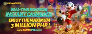 SlotsPH: Turn Every Bet into Profit – 3% Instant Cashback Only at SlotsPH 17 SlotsPH: Real-Time Rewards for Every Bet – Up to 3% Cashback!